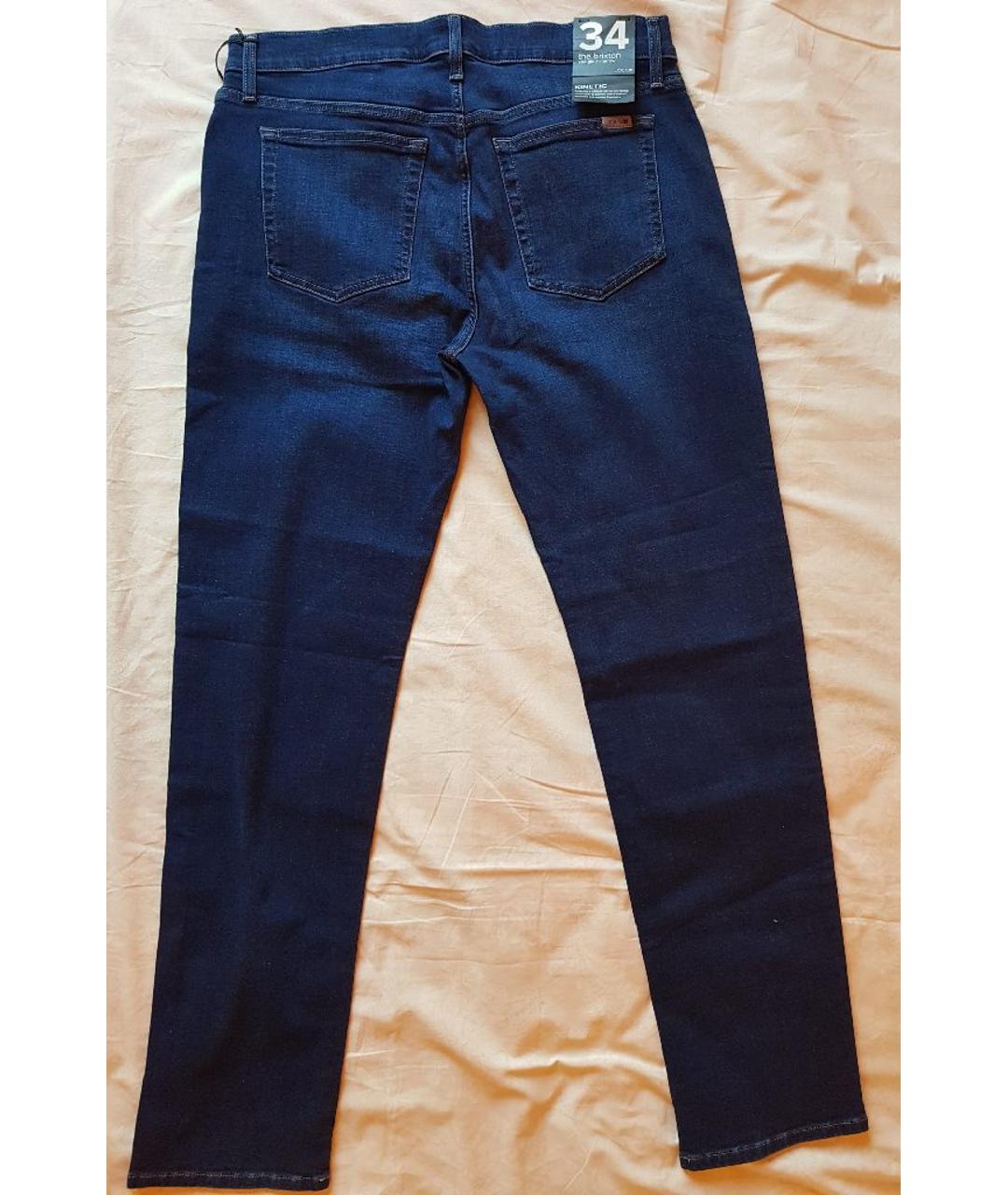 JOE'S JEANS Синие хлопко-эластановые джинсы скинни, фото 2