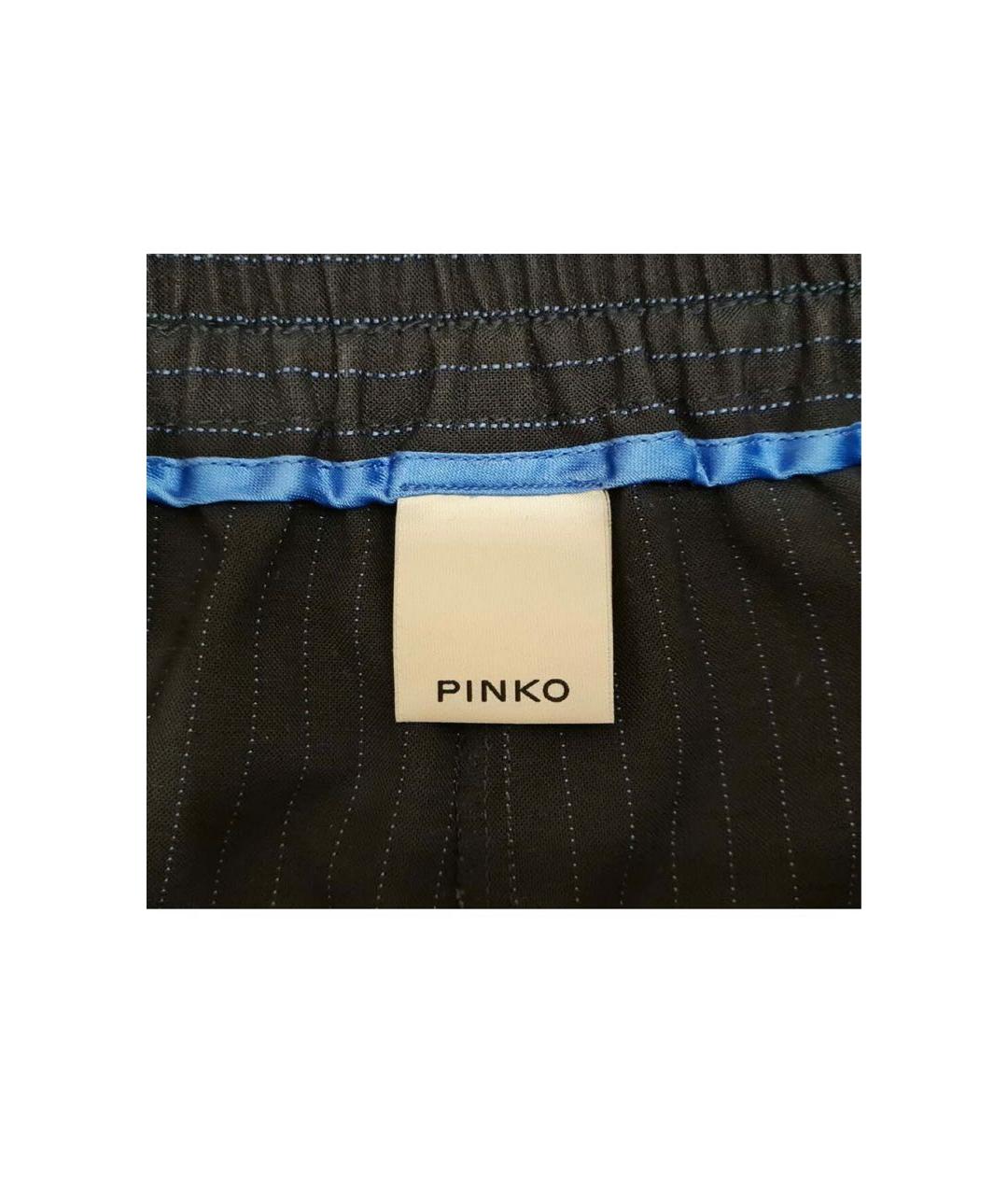 PINKO Темно-синие полиэстеровые шорты, фото 3