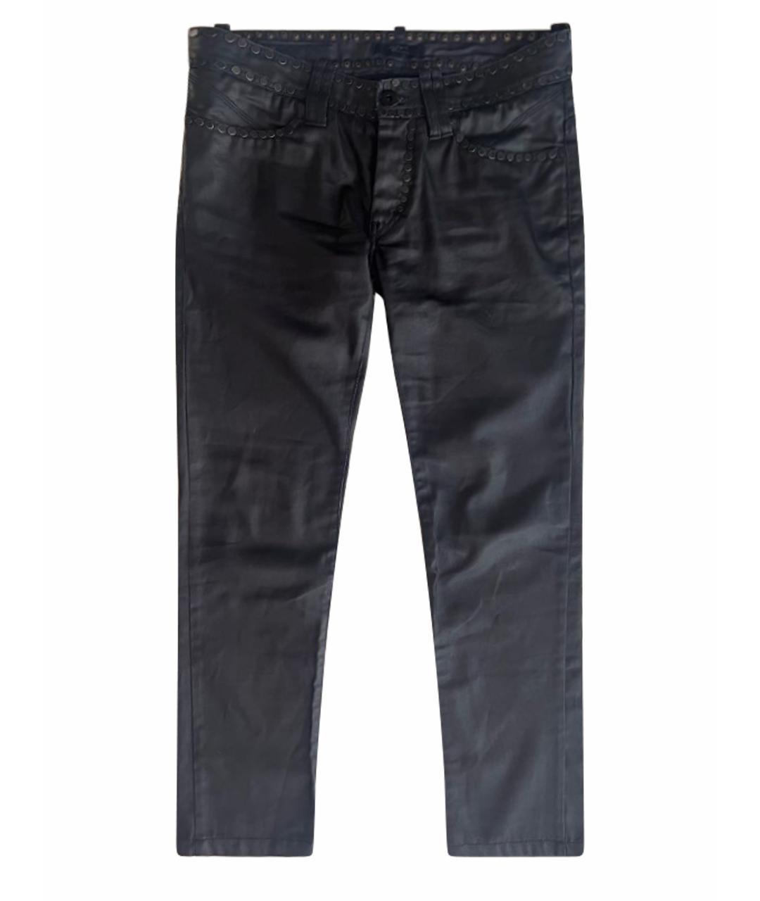 BRAY Антрацитовые хлопковые прямые джинсы, фото 1