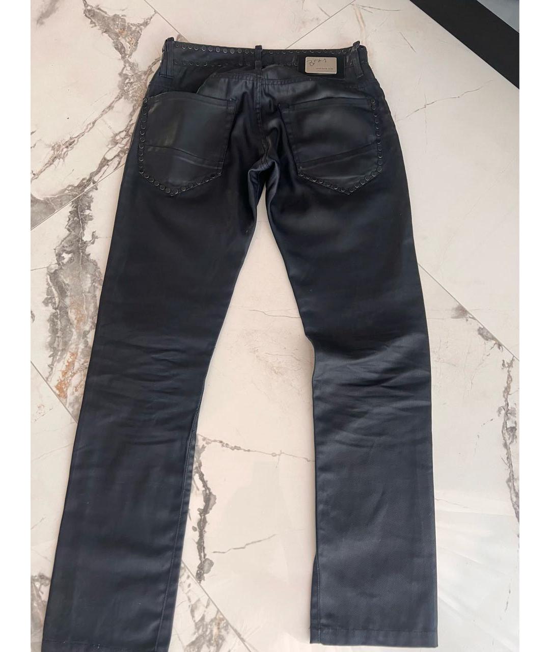 BRAY Антрацитовые хлопковые прямые джинсы, фото 2