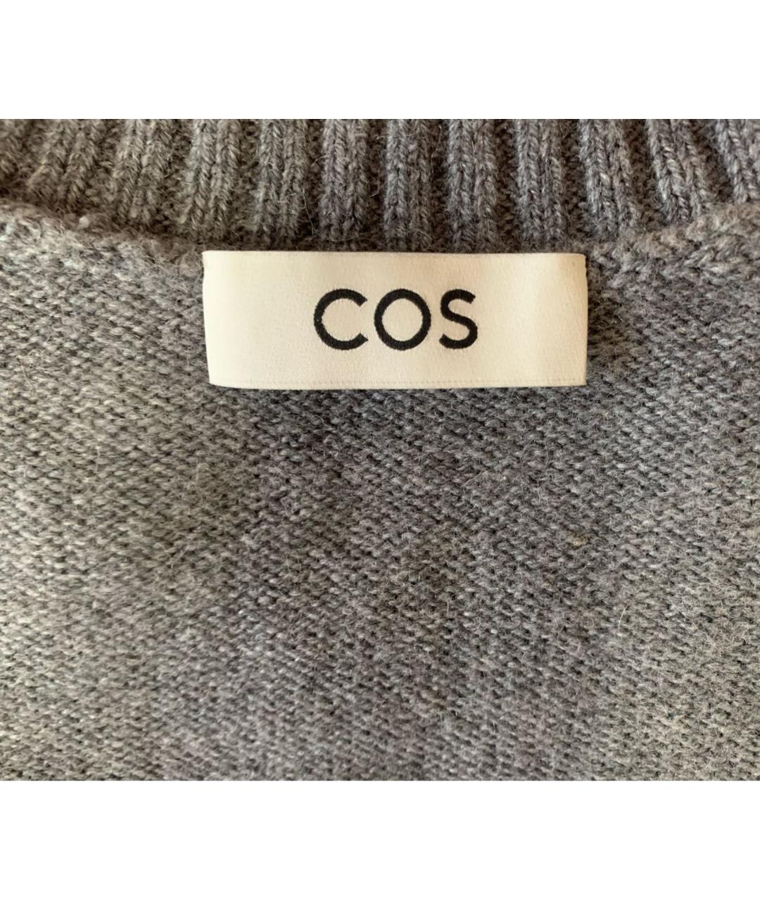 COS Серый шерстяной джемпер / свитер, фото 5