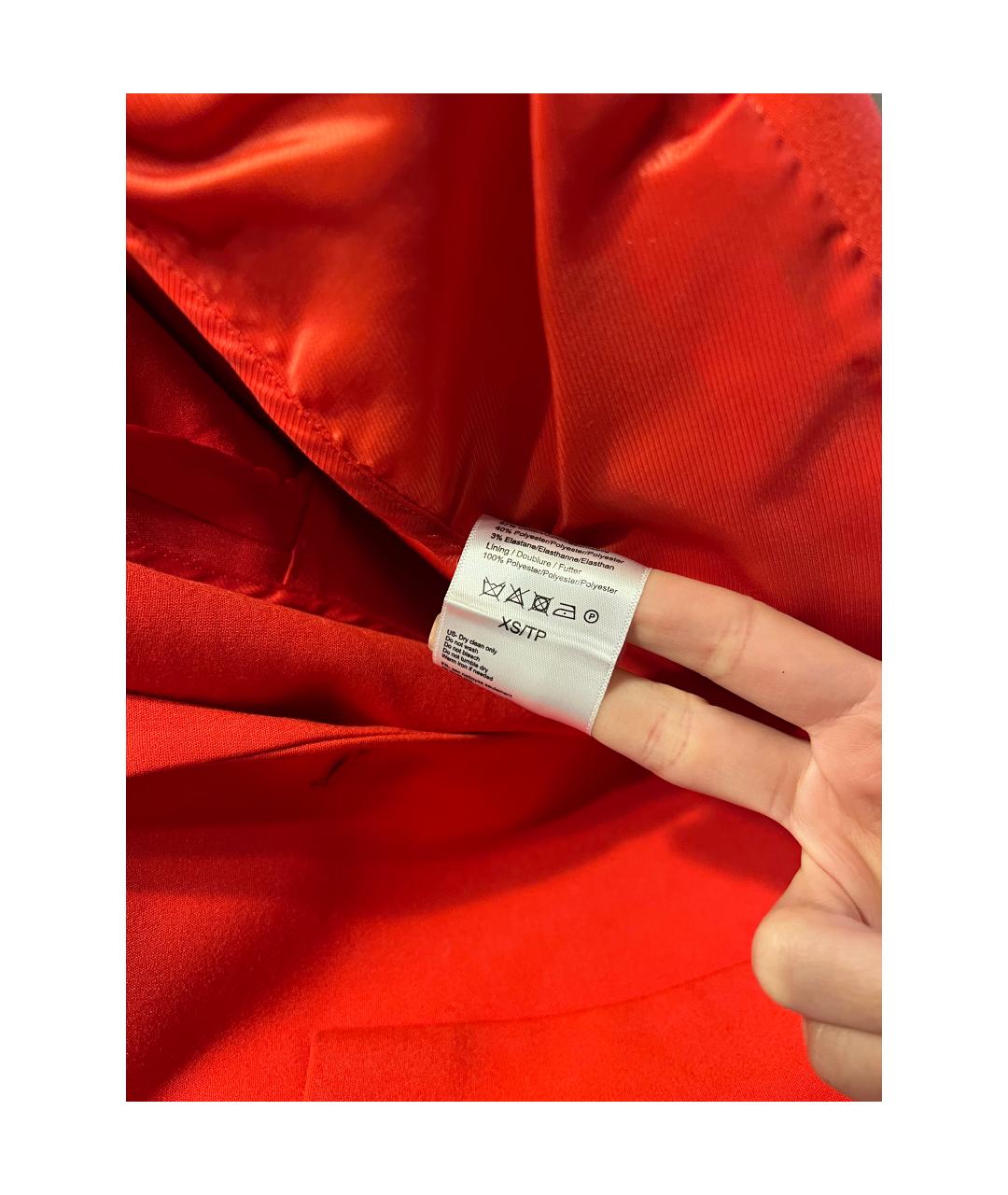 ANINE BING Красный хлопковый жакет/пиджак, фото 5