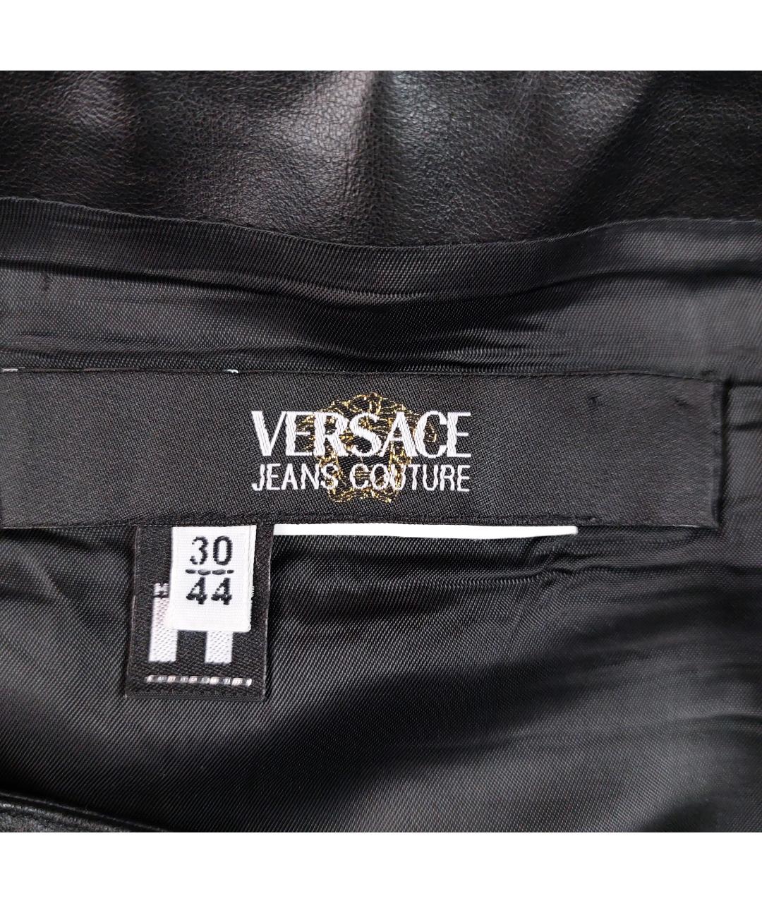 VERSACE JEANS COUTURE Черная юбка миди, фото 3