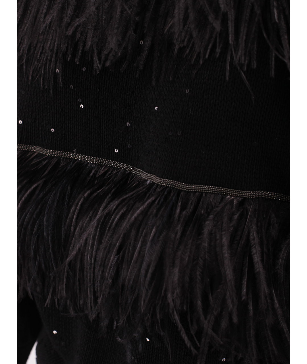 BRUNELLO CUCINELLI Черный хлопковый джемпер / свитер, фото 4
