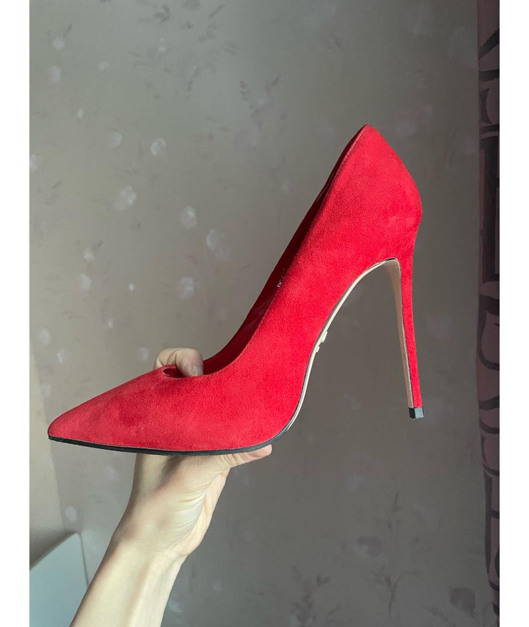 LE SILLA Красные замшевые туфли, фото 5