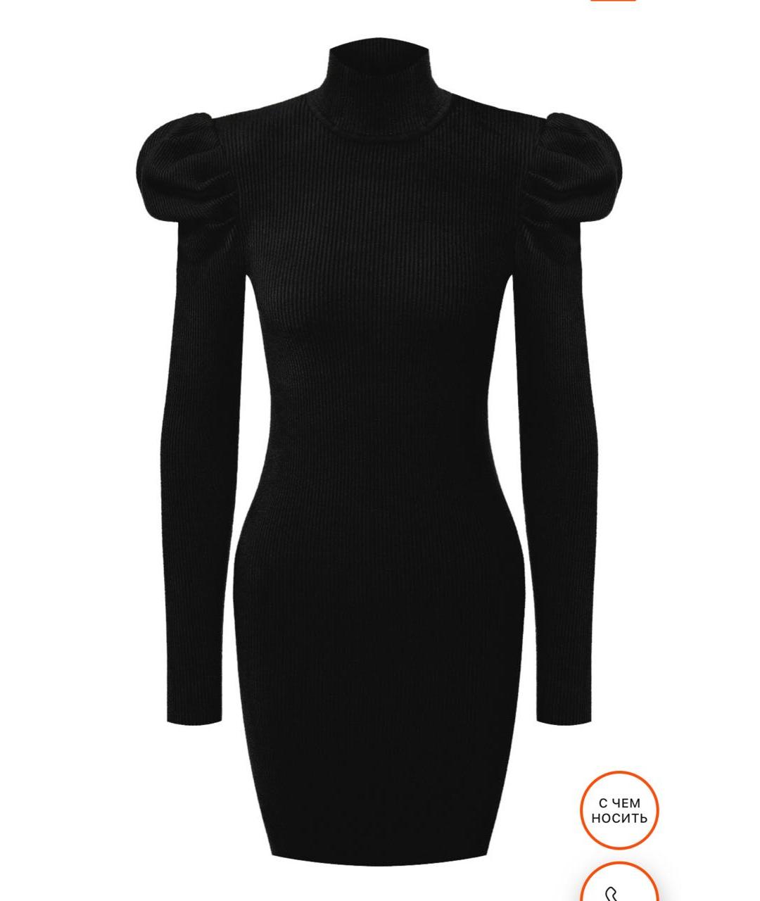 ALEXANDRE VAUTHIER Черное вискозное вечернее платье, фото 7