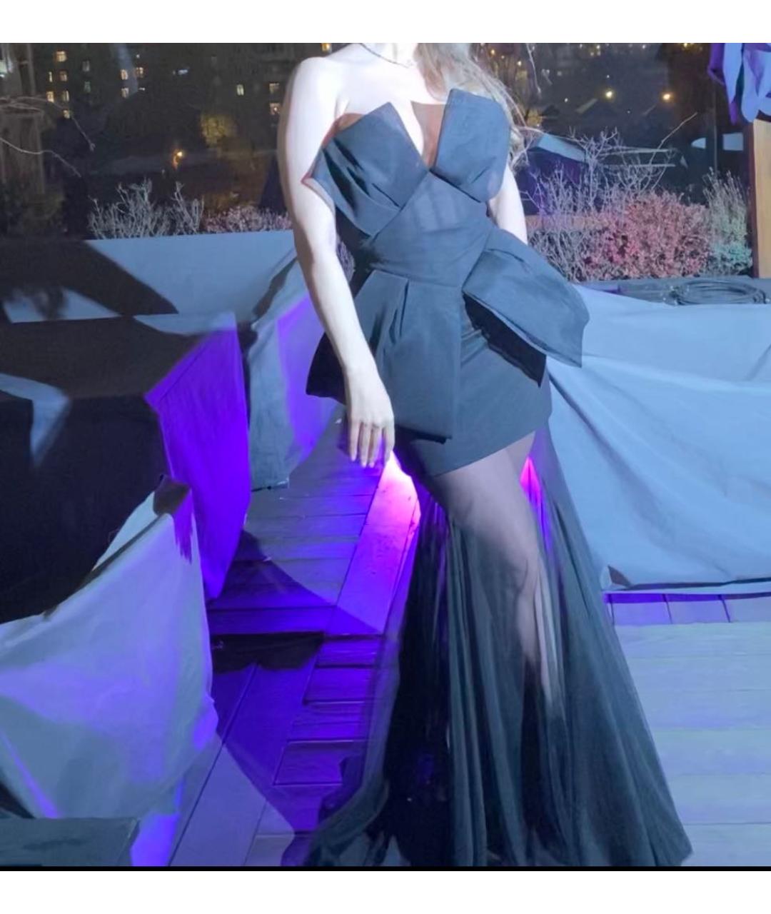ESTER ABNER Черное вечернее платье, фото 6