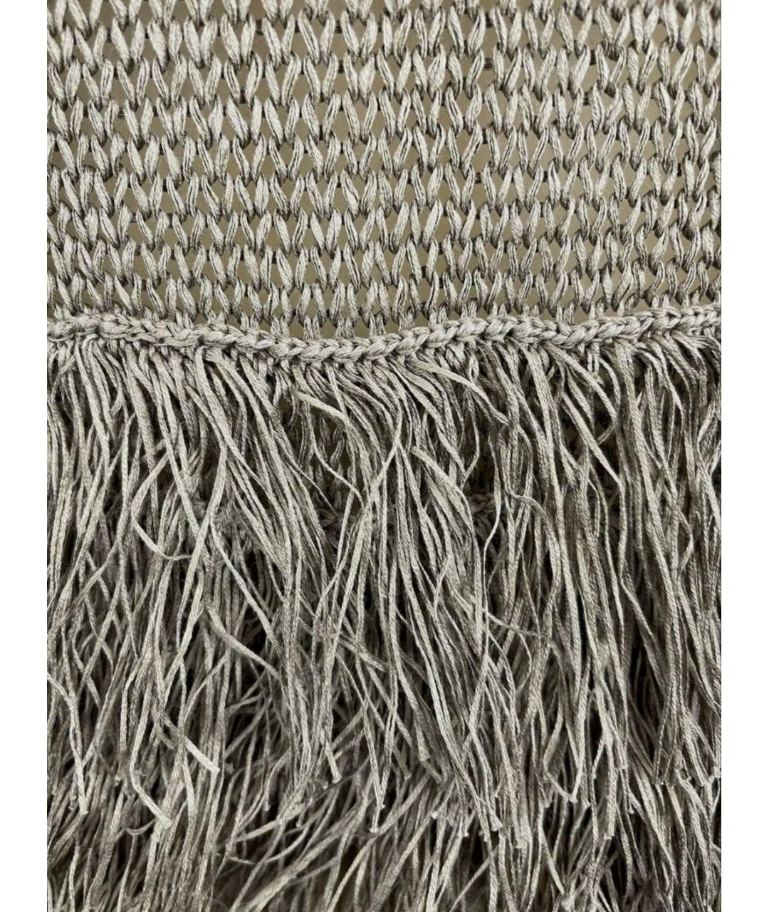 BRUNELLO CUCINELLI Коричневый хлопковый кардиган, фото 5