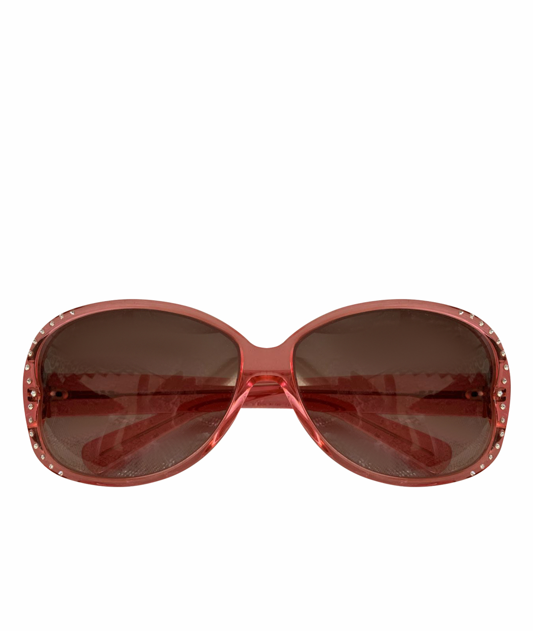 BLUMARINE Розовые пластиковые солнцезащитные очки, фото 1