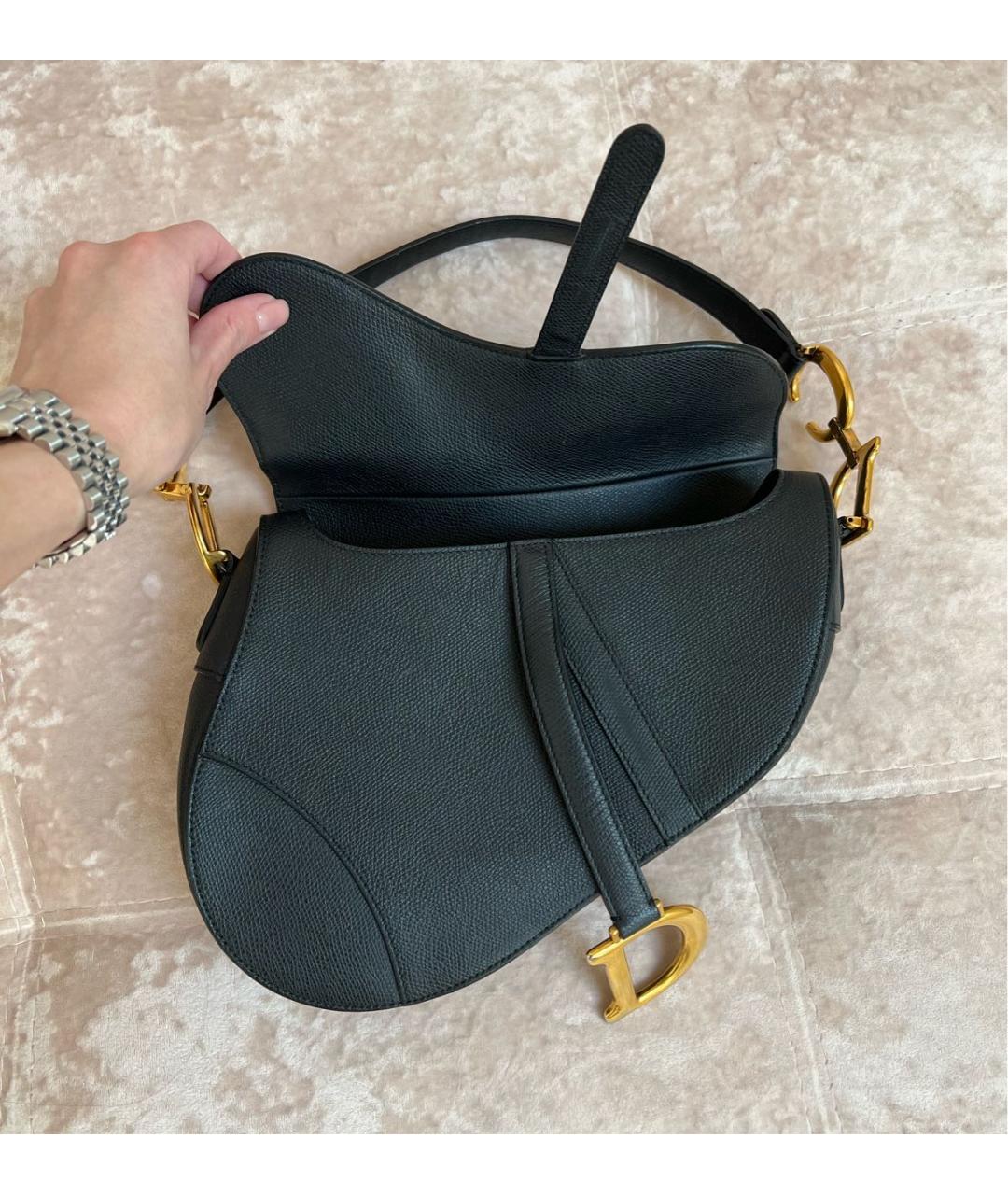 Dior leather saddle bag best sale