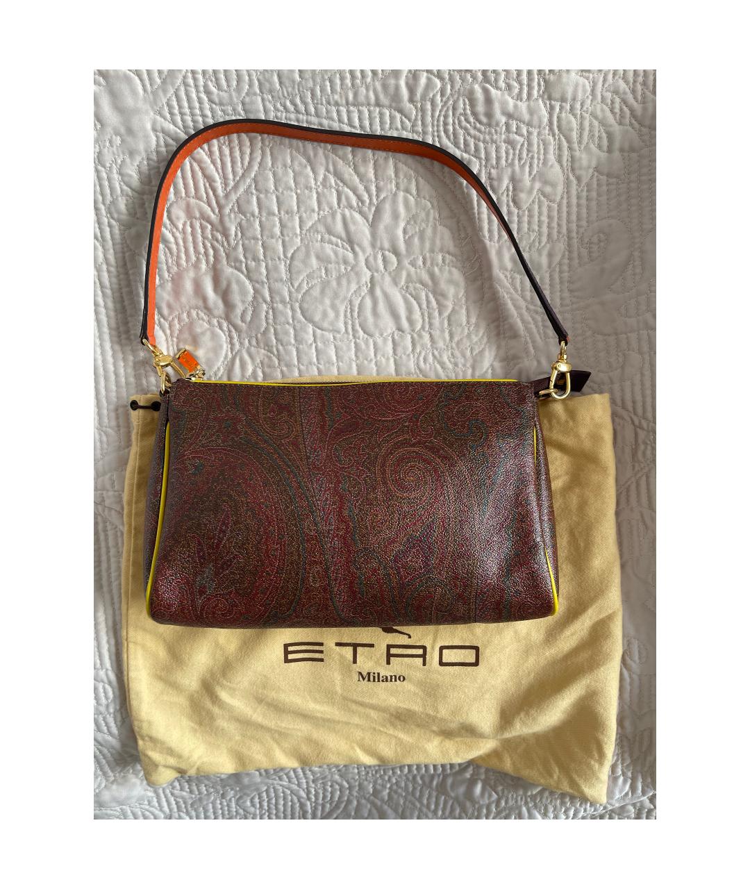 ETRO Мульти кожаная сумка с короткими ручками, фото 5