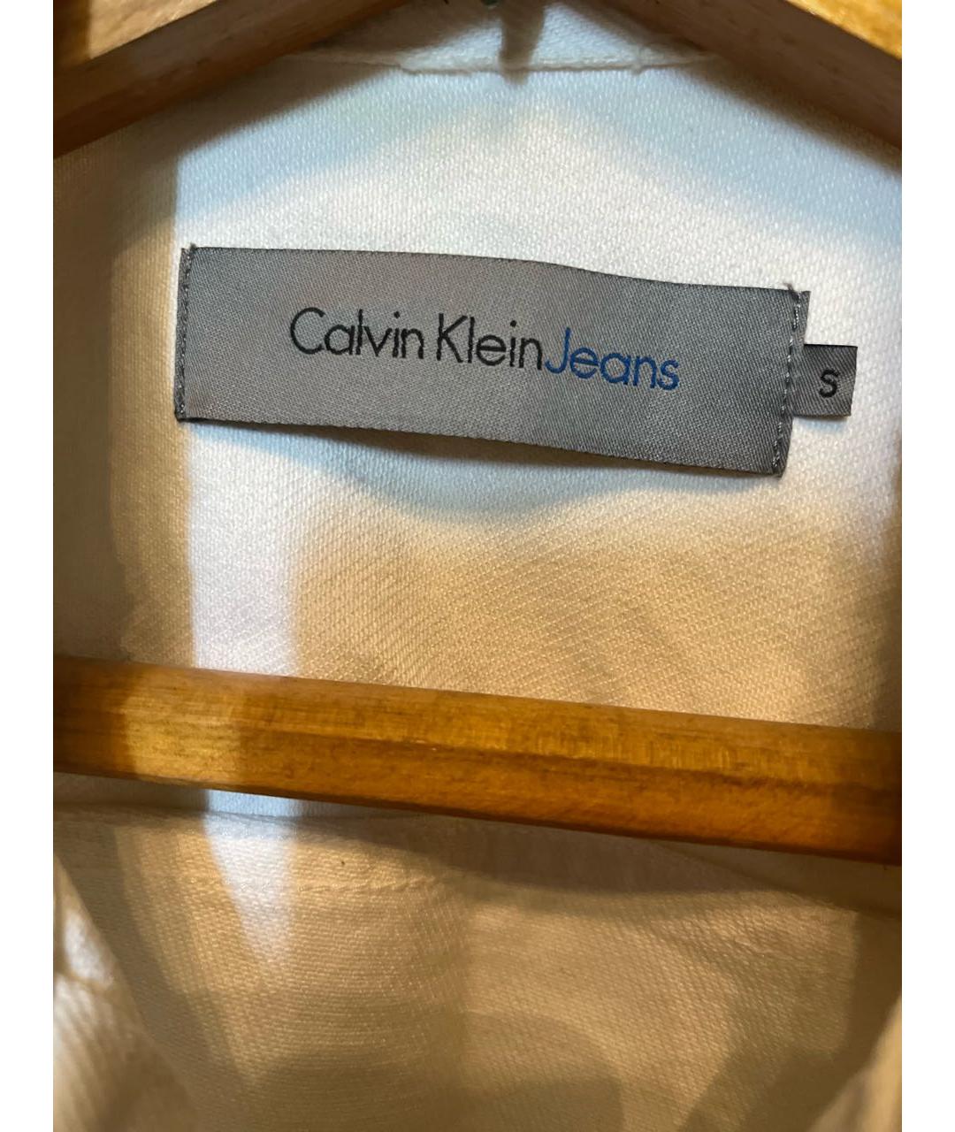 CALVIN KLEIN JEANS Белый хлопковый жилет, фото 7