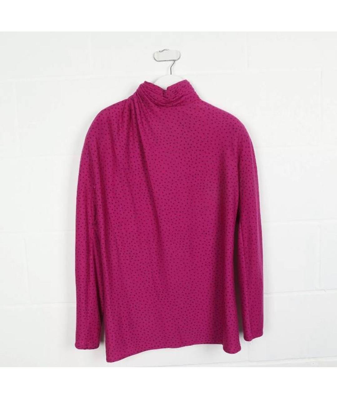 VERSACE Розовый шерстяной джемпер / свитер, фото 7