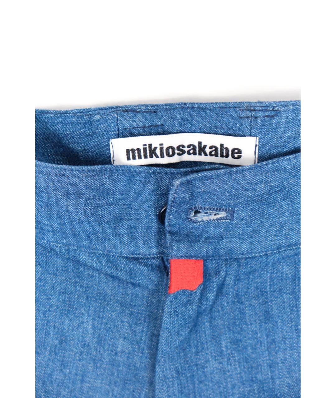 MIKIO SAKABE Синие хлопковые шорты, фото 3
