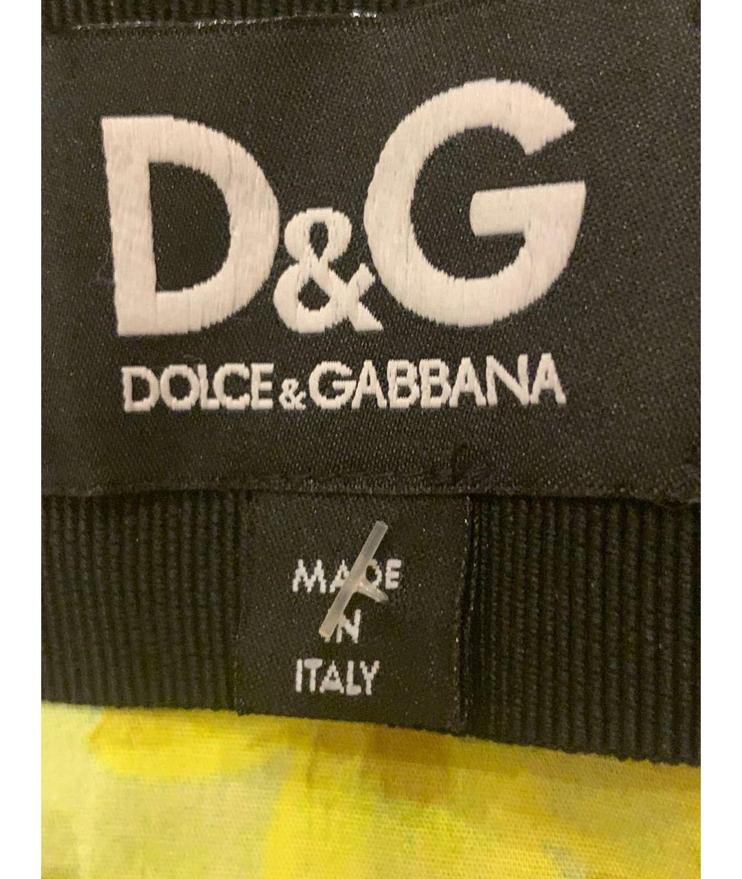 DOLCE&GABBANA Бежевый льняной жакет/пиджак, фото 6