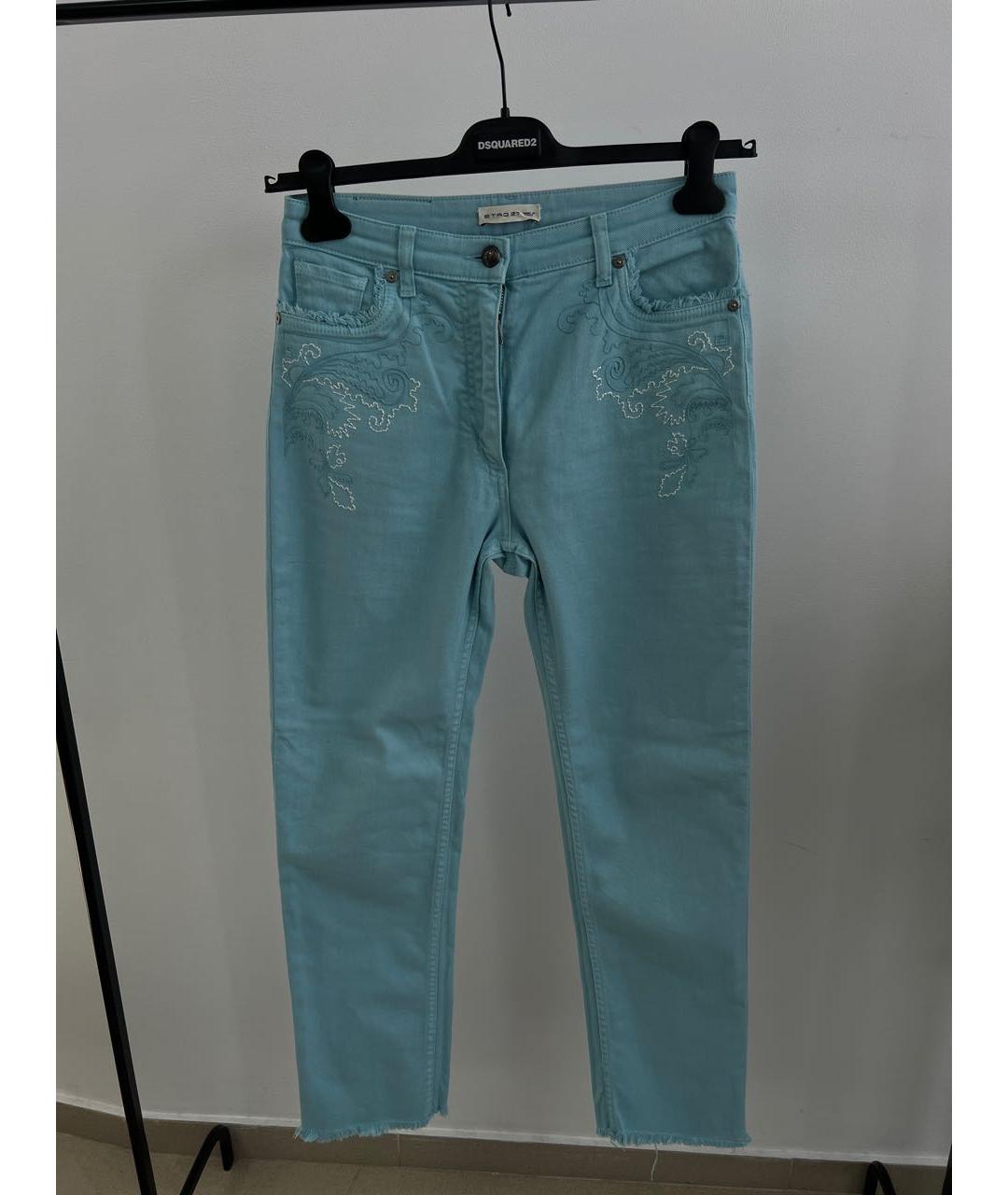 ETRO Голубые прямые джинсы, фото 2