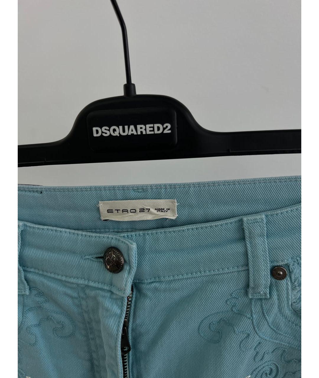 ETRO Голубые прямые джинсы, фото 3
