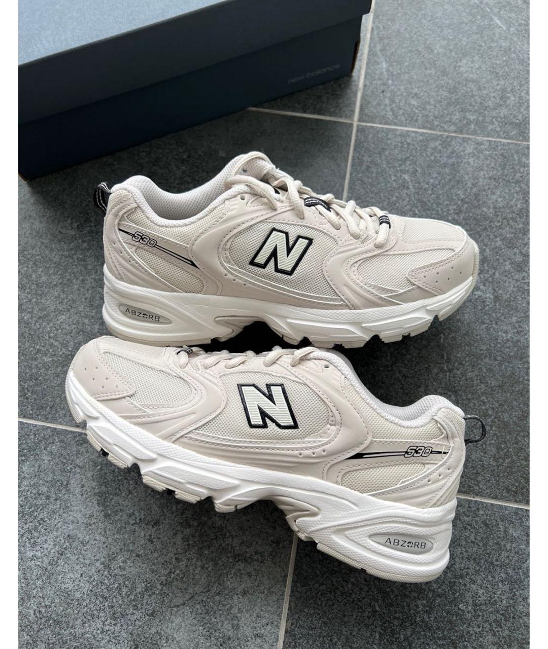 NEW BALANCE Бежевые кроссовки, фото 5