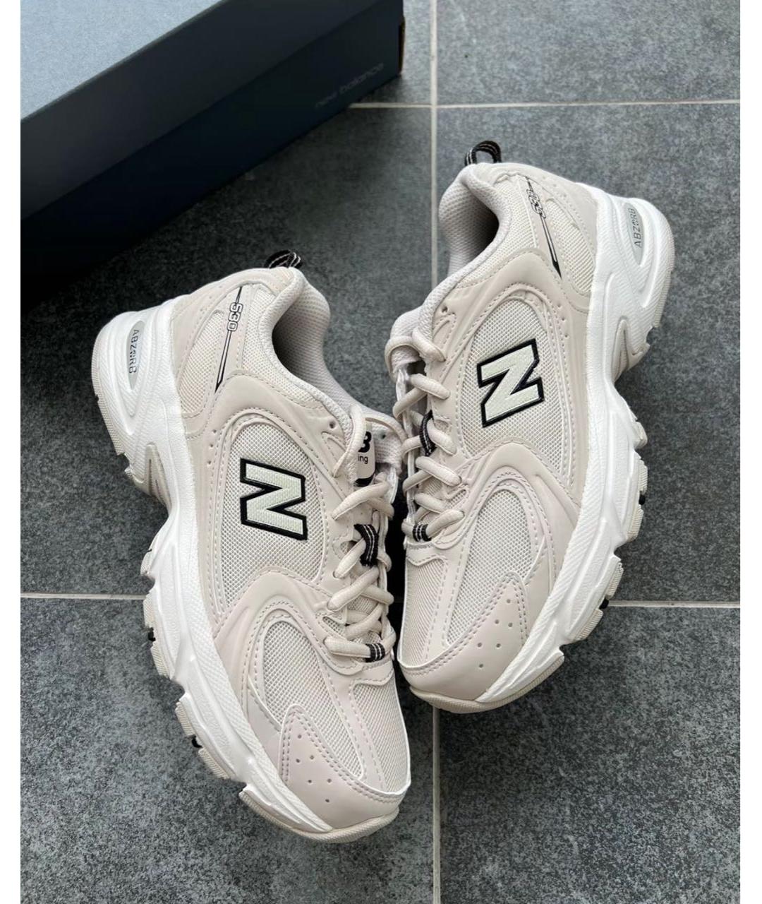 NEW BALANCE Бежевые кроссовки, фото 6