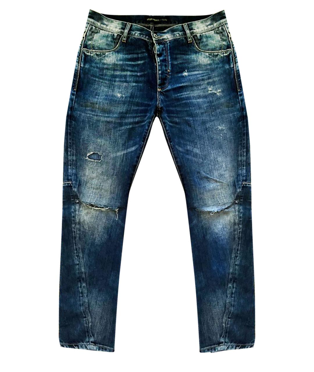 ANTONY MORATO Темно-синие хлопковые джинсы скинни, фото 1