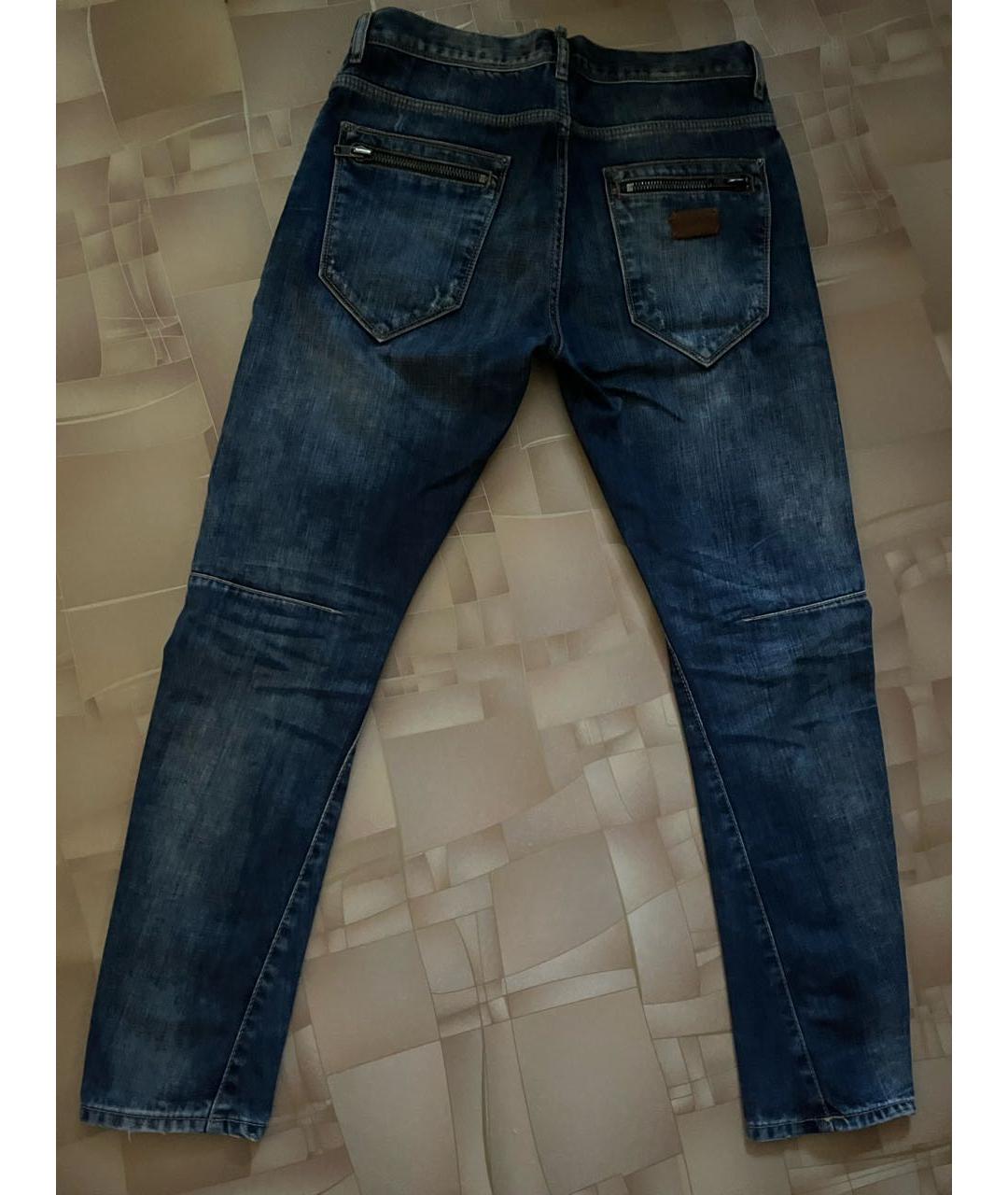 ANTONY MORATO Темно-синие хлопковые джинсы скинни, фото 2