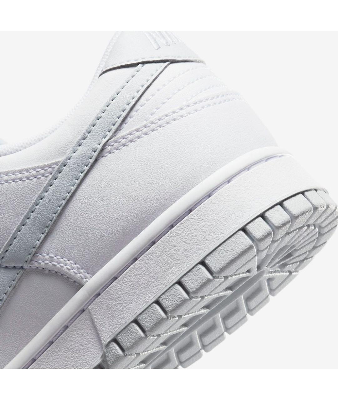 NIKE Белые кожаные низкие кроссовки / кеды, фото 7