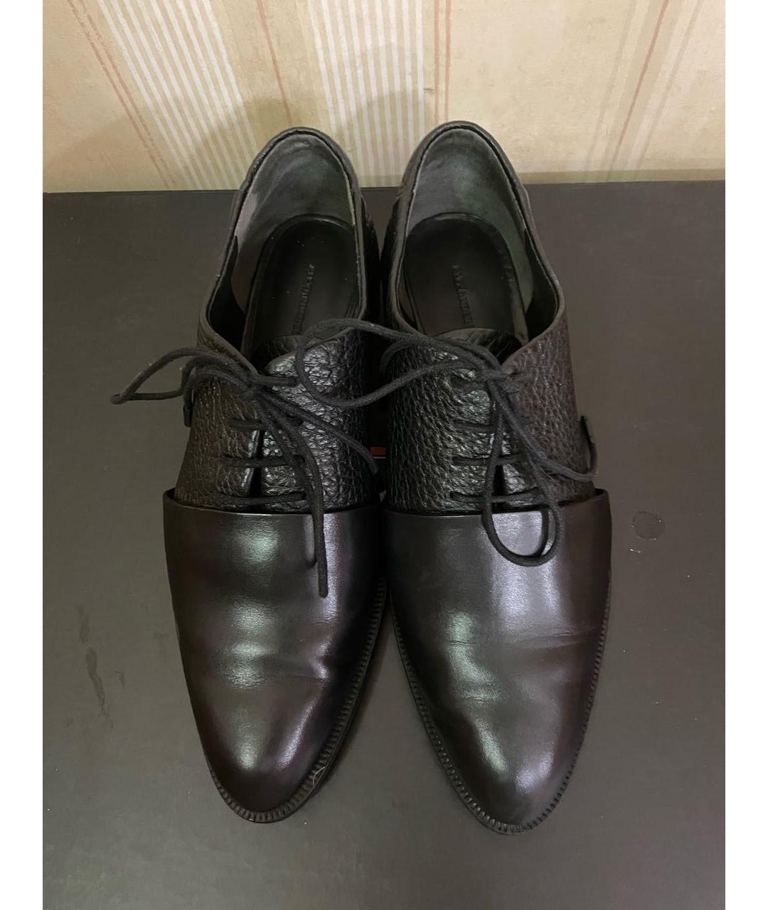 ALEXANDER WANG Черные кожаные туфли, фото 3