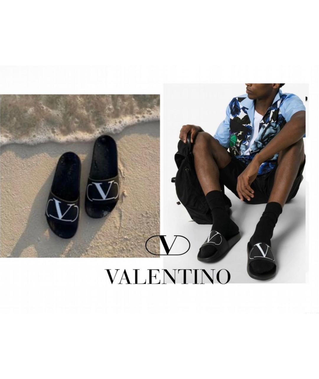 VALENTINO Мульти шлепанцы, фото 3