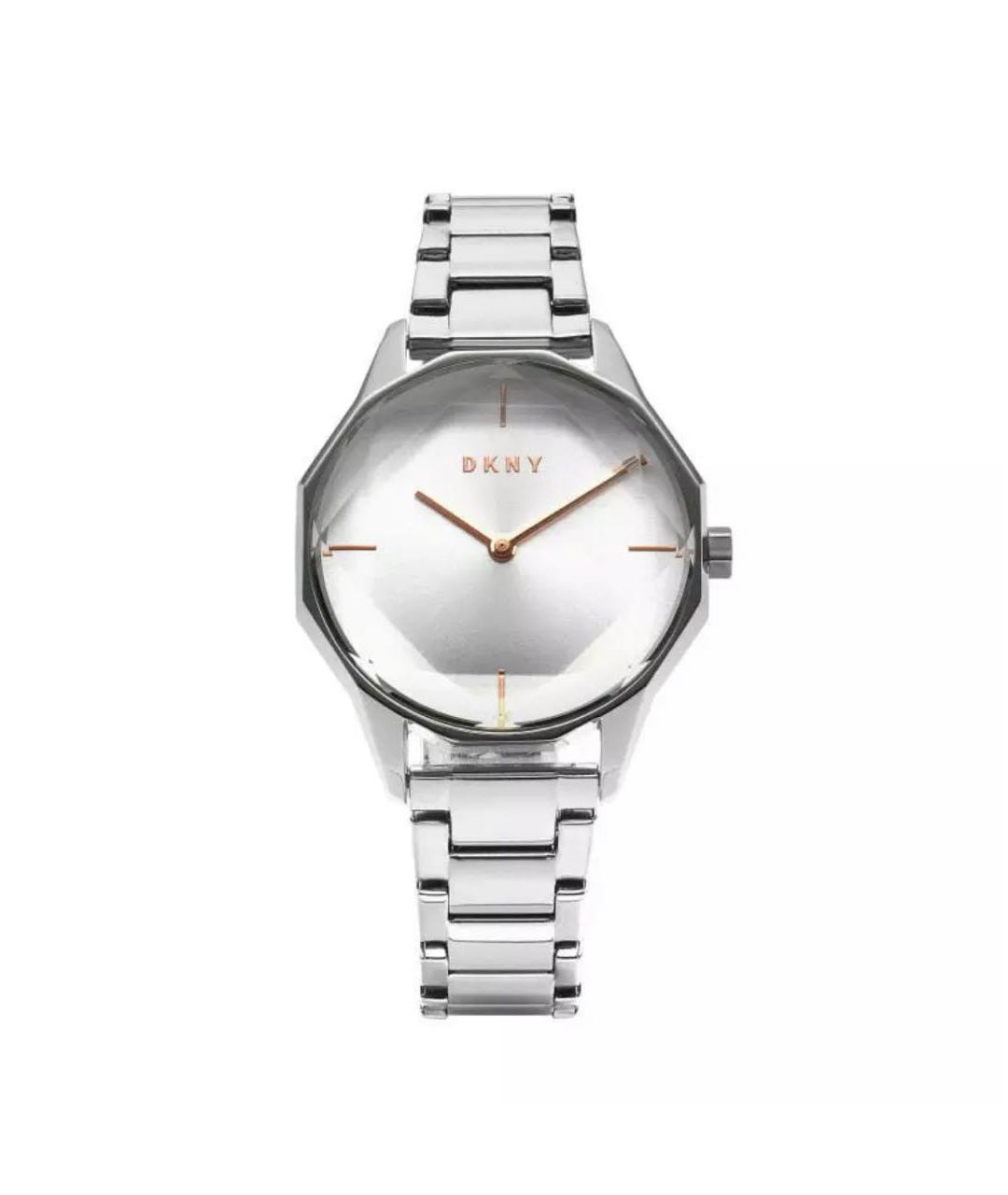 DKNY Серебряные стальные часы, фото 1