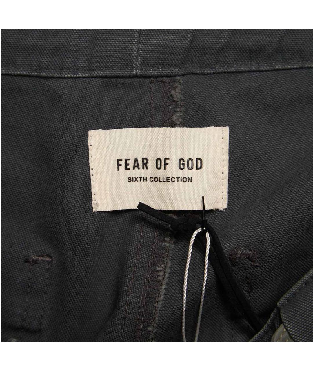 FEAR OF GOD Хаки джинсы скинни, фото 4