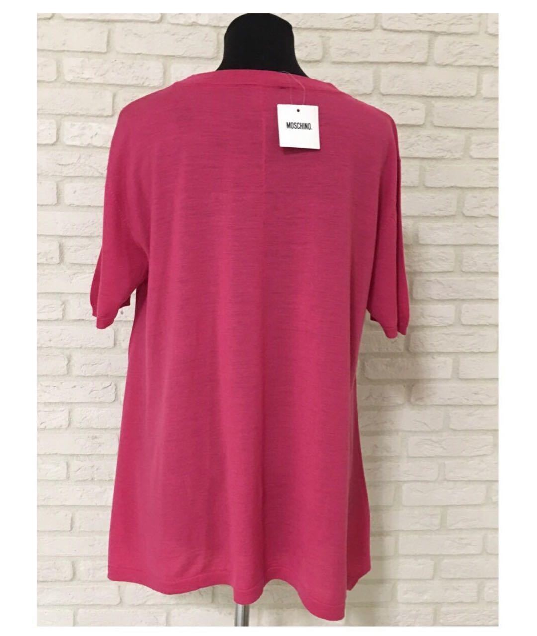 MOSCHINO Розовый шерстяной джемпер / свитер, фото 2