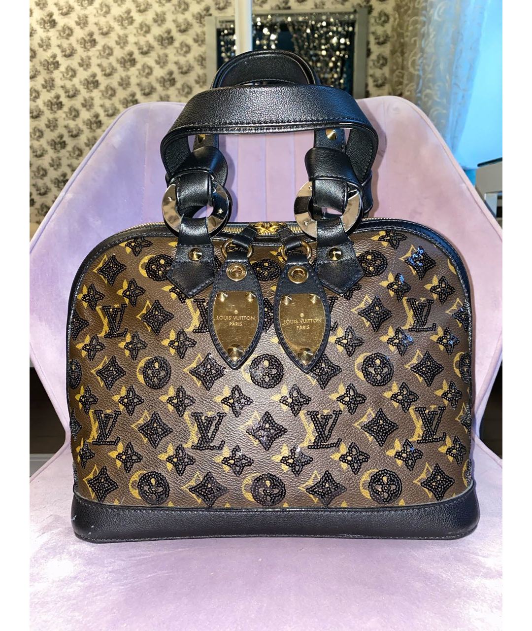 LOUIS VUITTON Мульти кожаная сумка с короткими ручками, фото 7