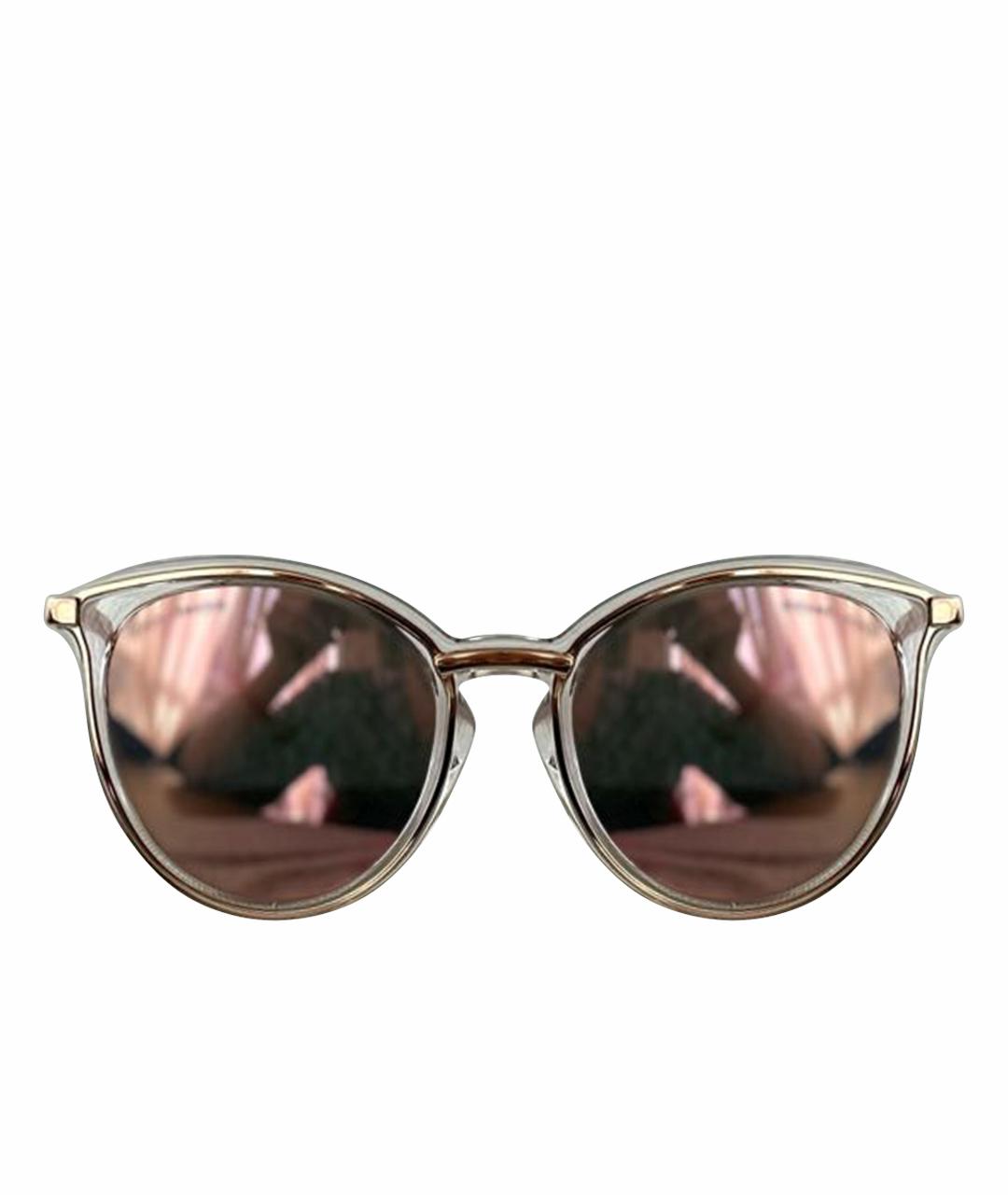 MICHAEL KORS Бежевые пластиковые солнцезащитные очки, фото 1