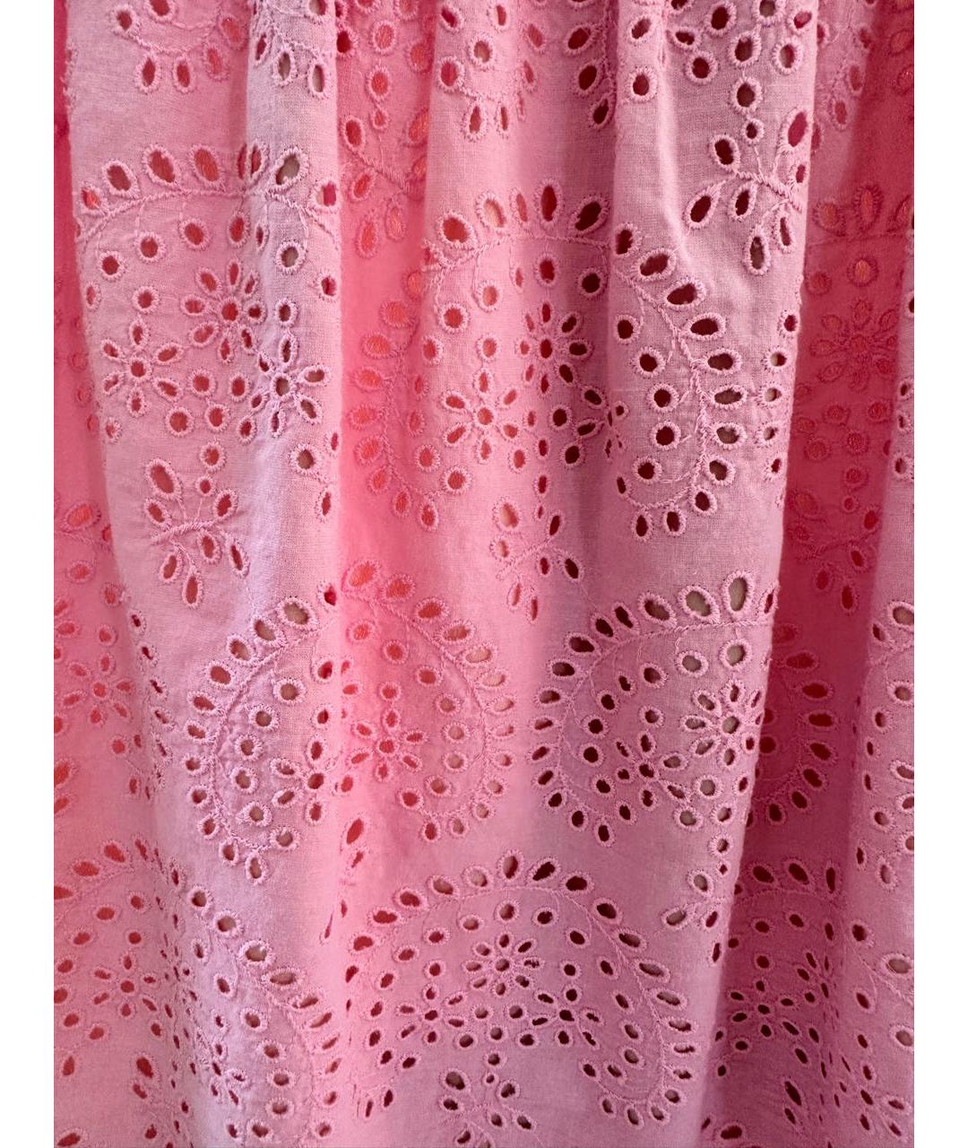 M MISSONI Розовое шелковое коктейльное платье, фото 4