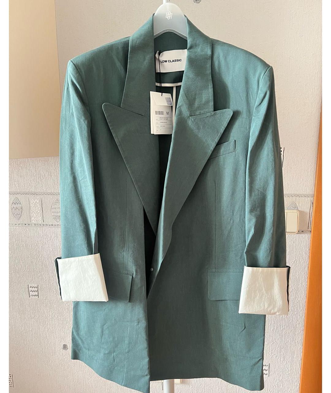 LOW CLASSIC Зеленый жакет/пиджак, фото 3