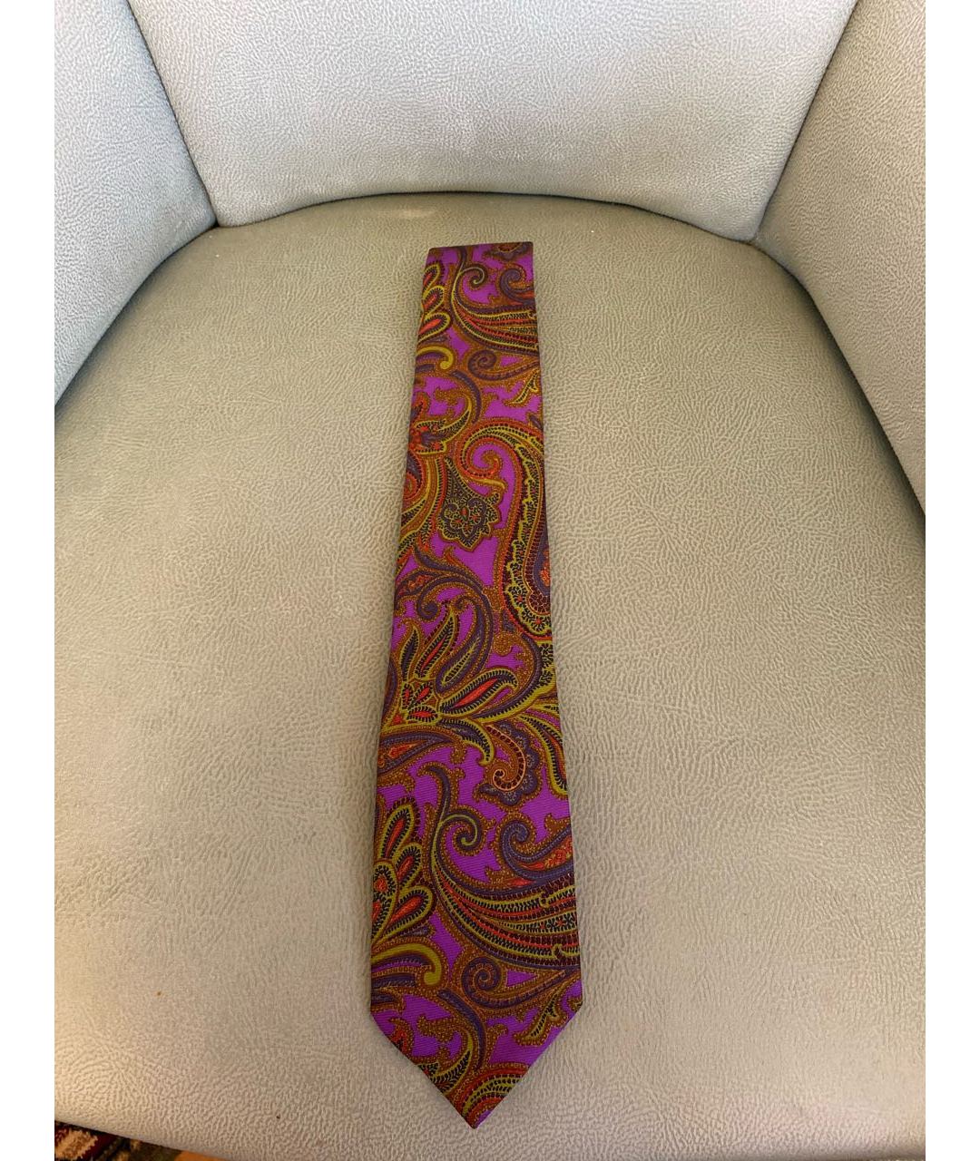 ETRO Мульти шелковый галстук, фото 4