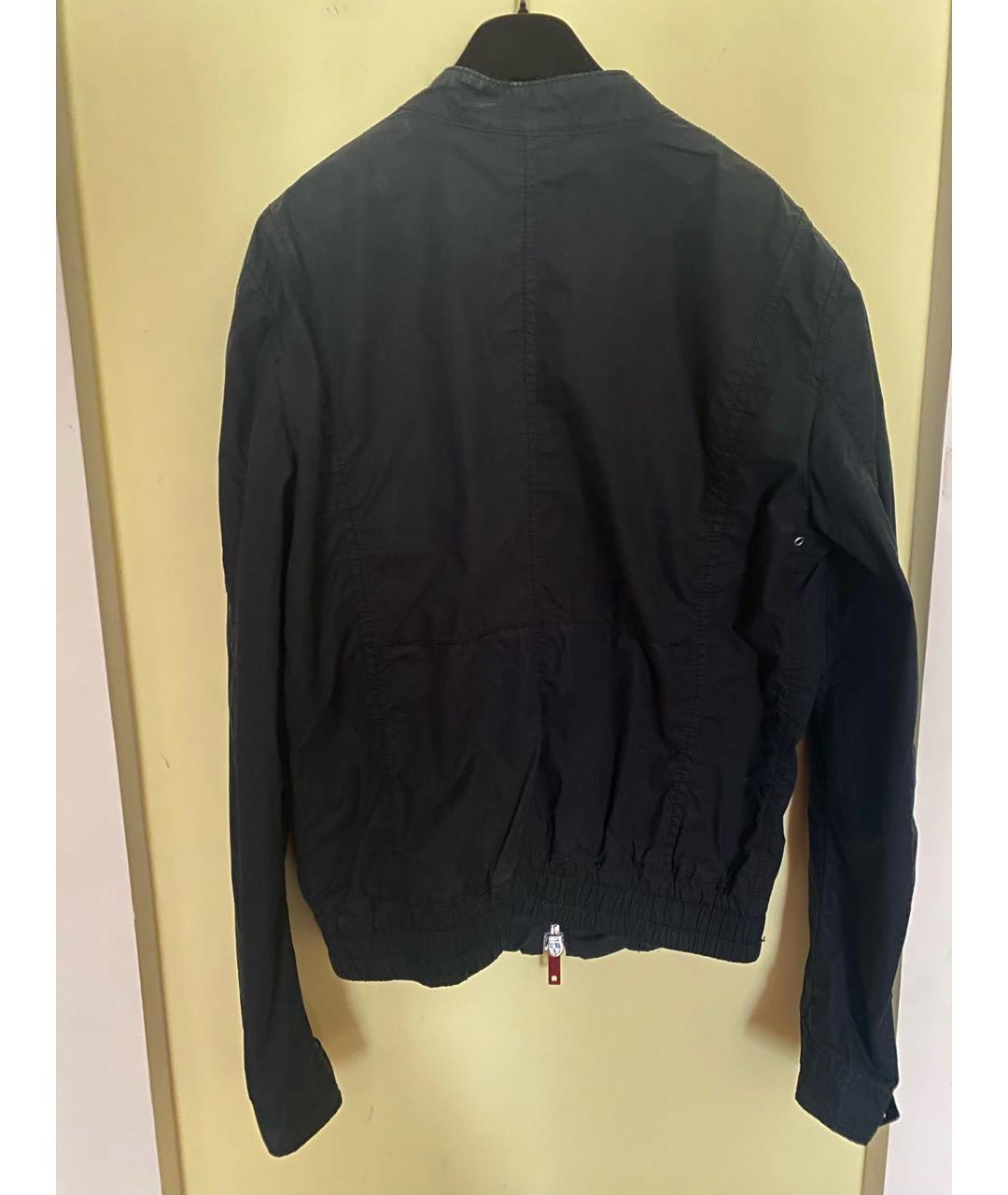 ALESSANDRO DELL'ACQUA Черная полиуретановая куртка, фото 2
