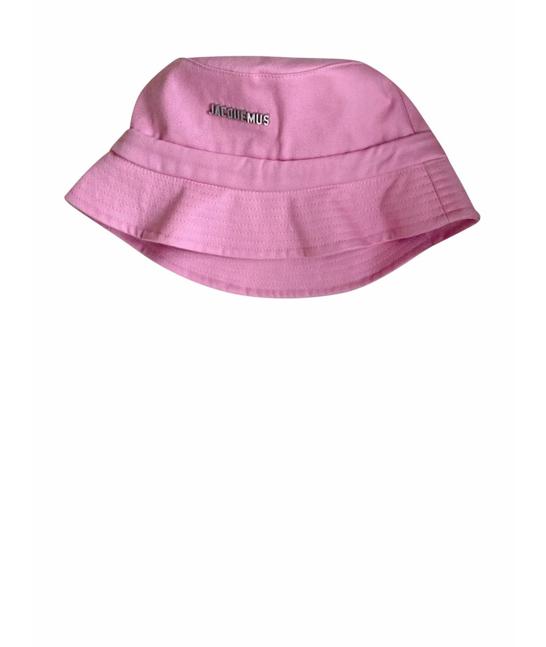 JACQUEMUS Розовая хлопковая панама, фото 1