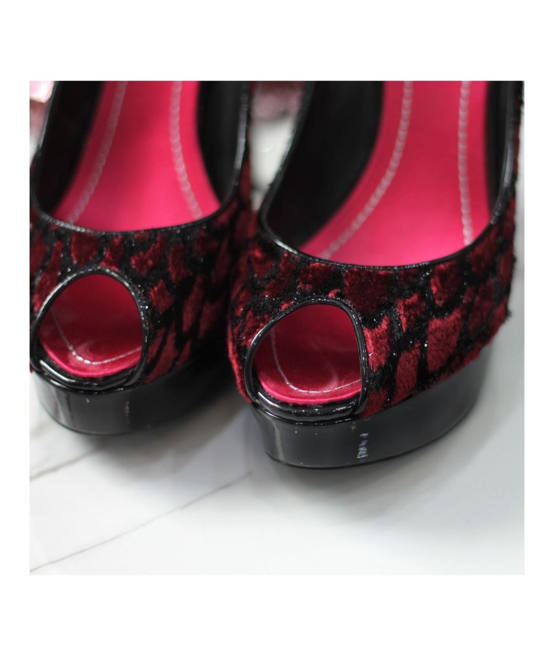 CHRISTIAN DIOR Бордовые туфли, фото 8