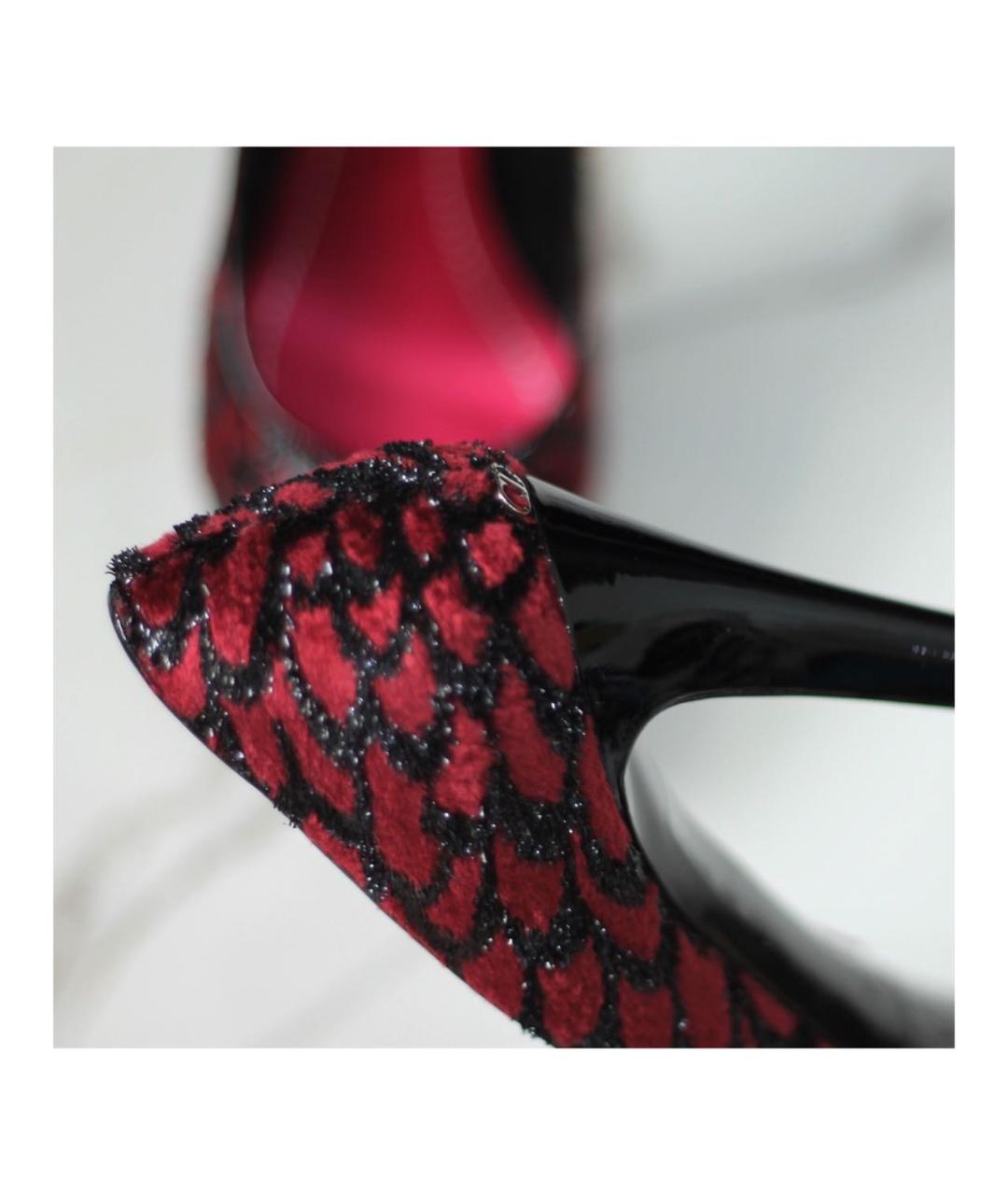 CHRISTIAN DIOR Бордовые туфли, фото 7