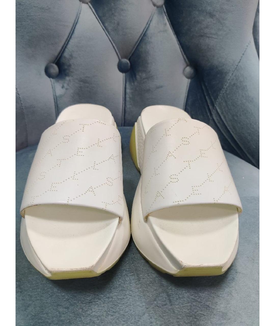 STELLA MCCARTNEY Белые шлепанцы, фото 2