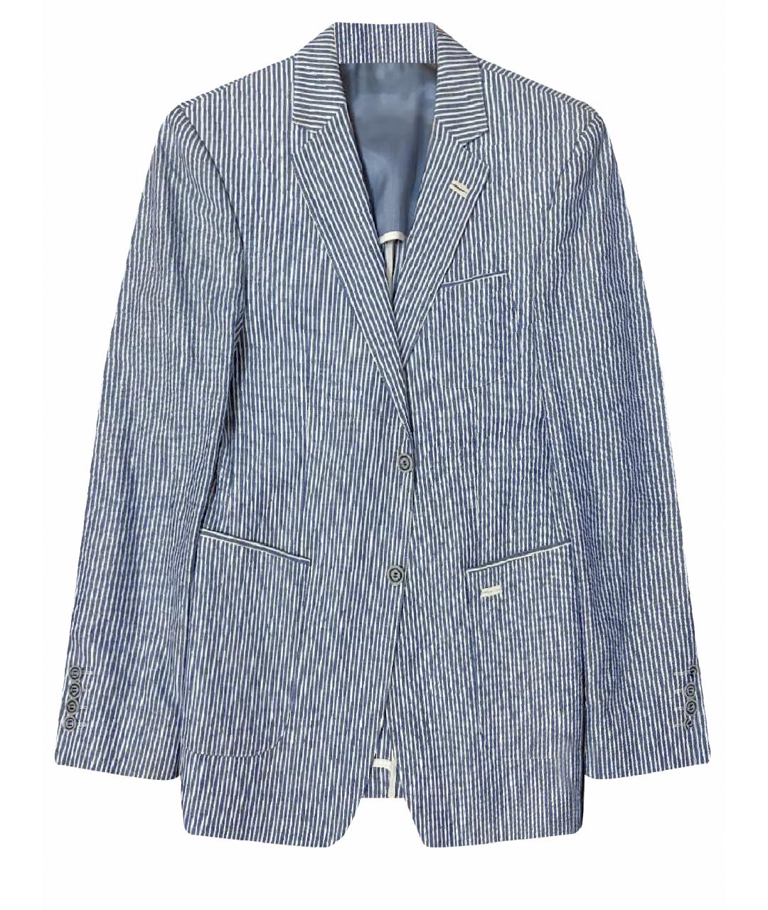 ETRO Голубой льняной пиджак, фото 1