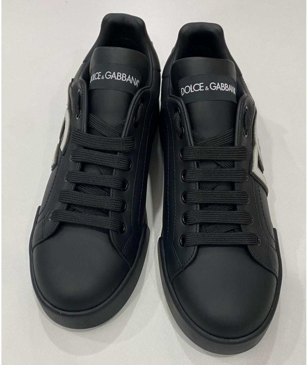 DOLCE&GABBANA Черные кроссовки, фото 3