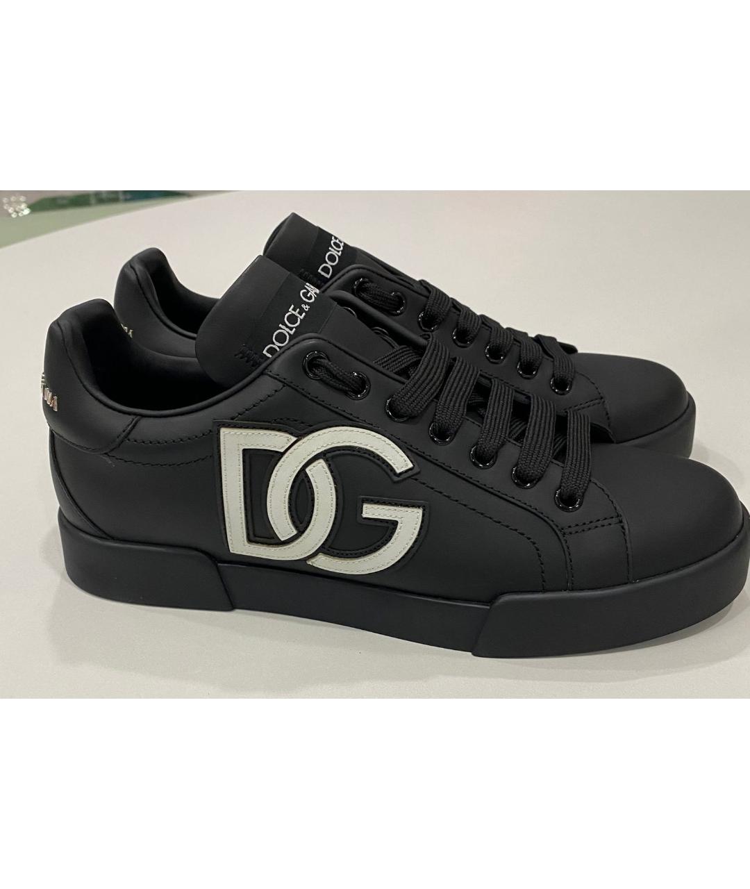 DOLCE&GABBANA Черные кроссовки, фото 5