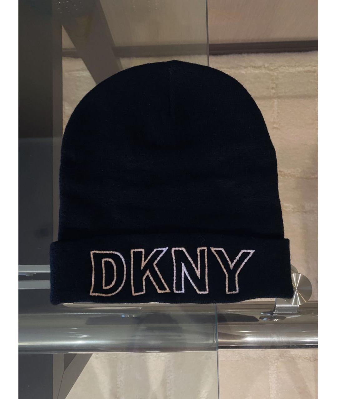 DKNY Черная шапка, фото 4