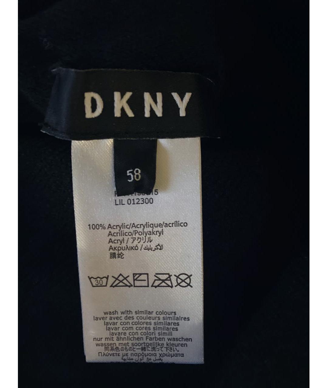 DKNY Черная шапка, фото 3