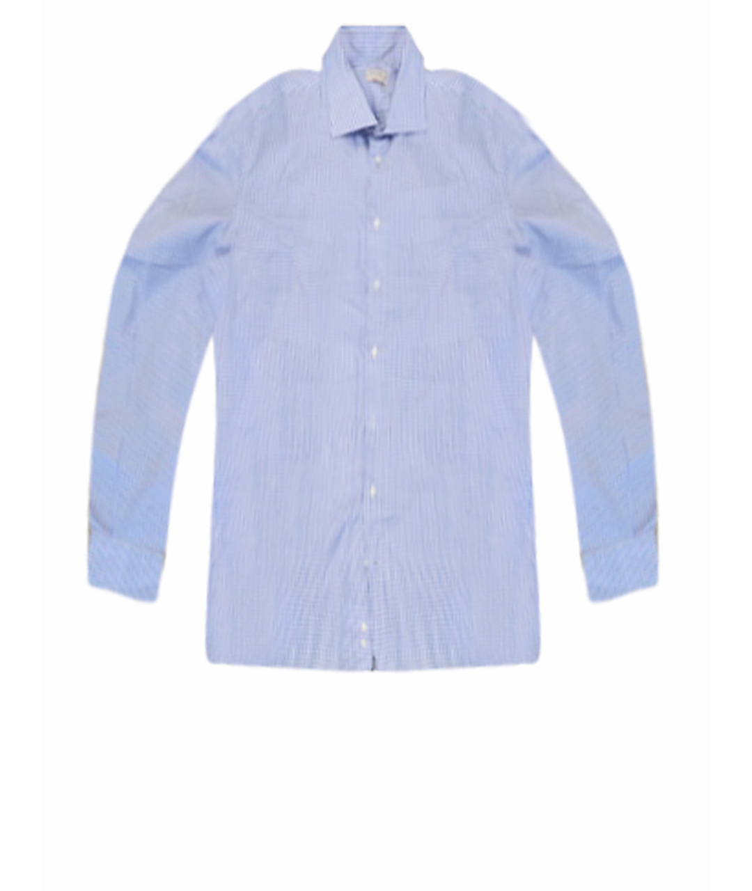 LUCIANO BARBERA Голубая хлопковая классическая рубашка, фото 1