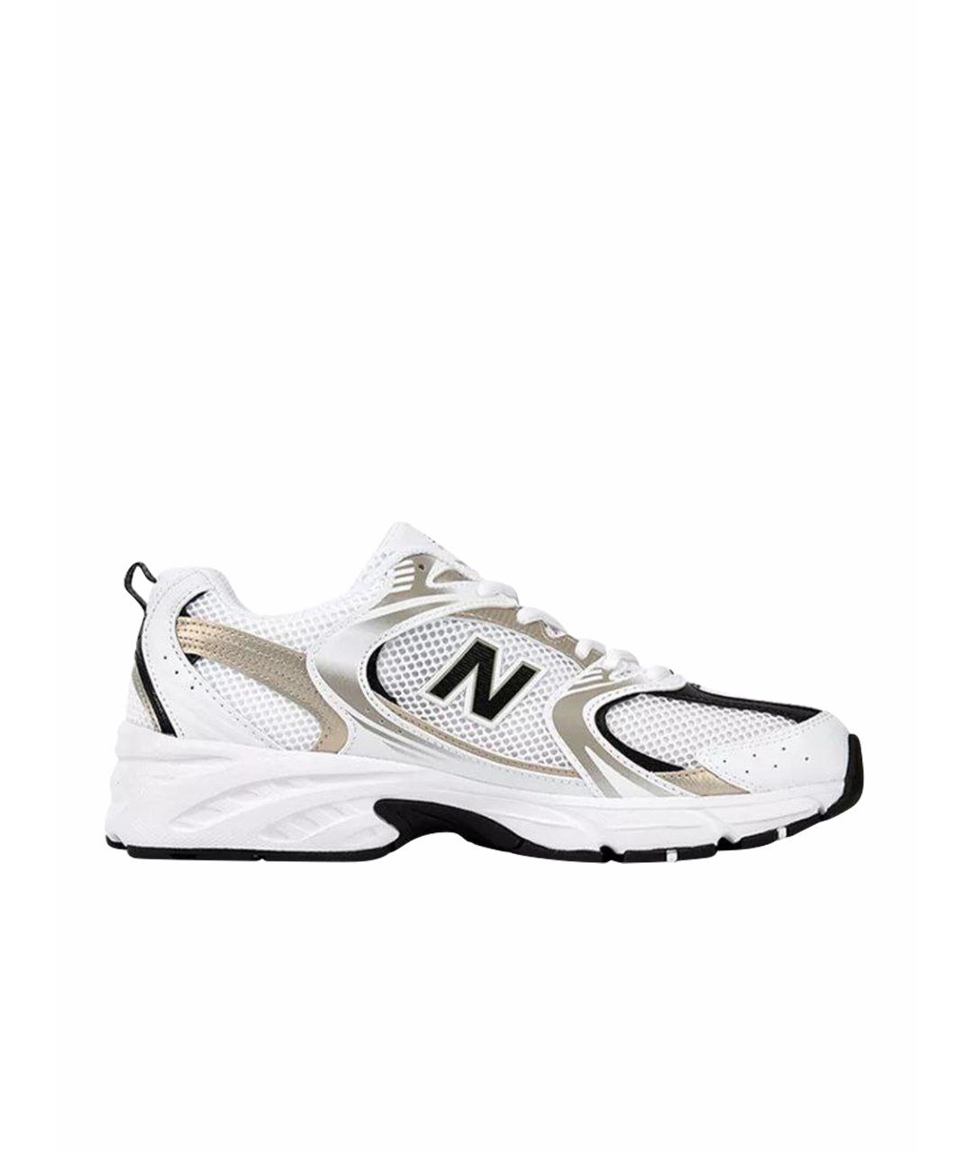 NEW BALANCE Белые текстильные кроссовки, фото 1