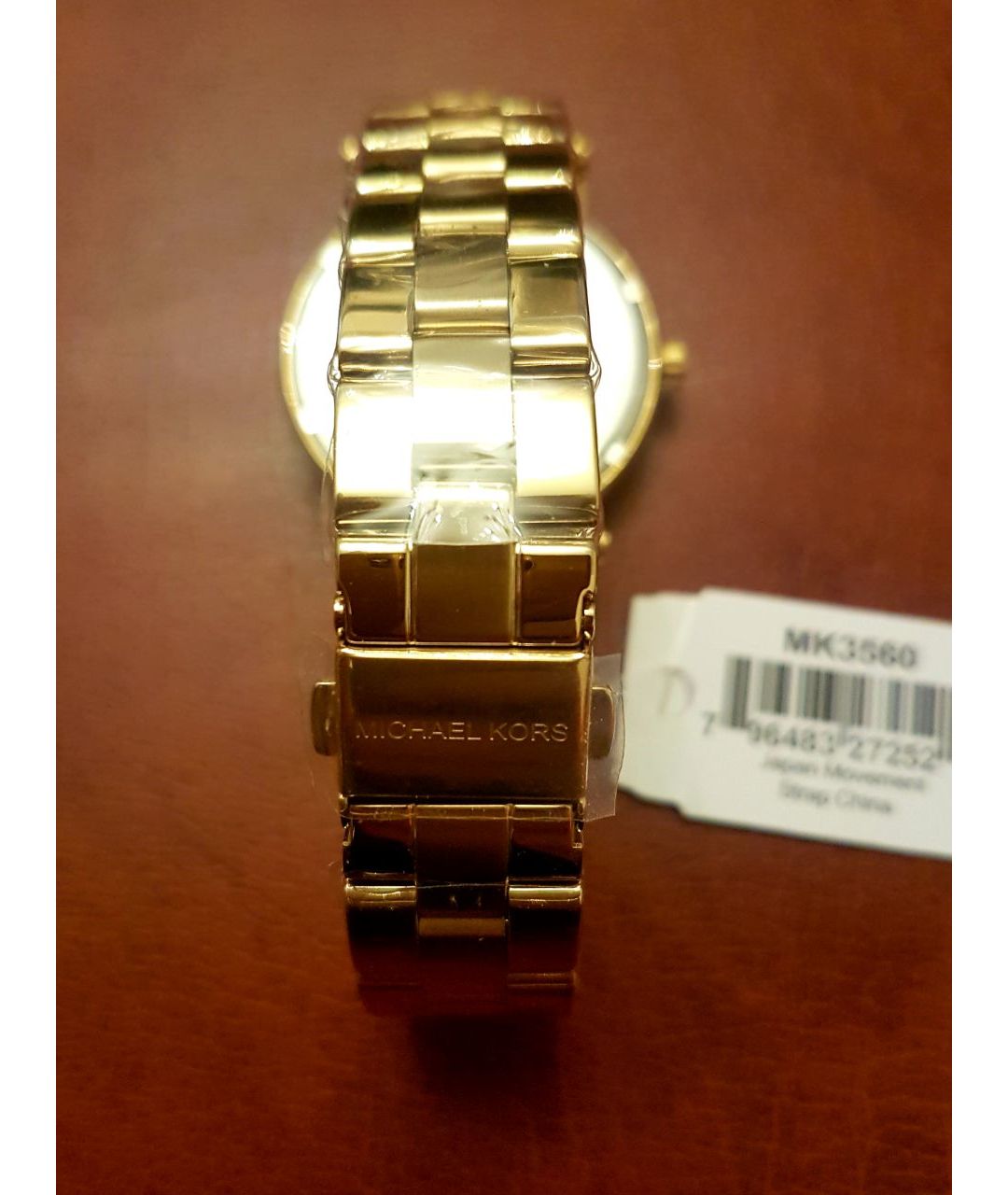 MICHAEL KORS Золотые стальные часы, фото 5