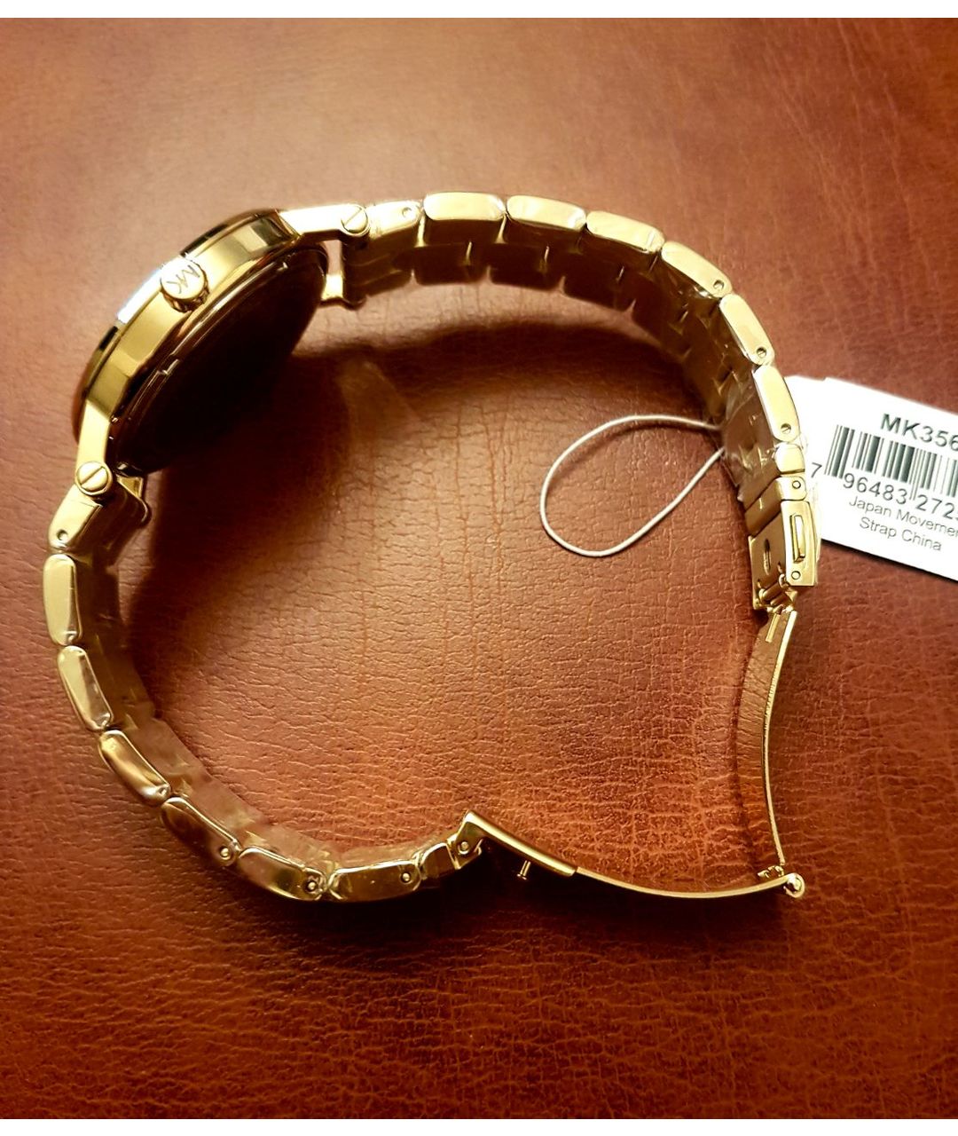 MICHAEL KORS Золотые стальные часы, фото 4